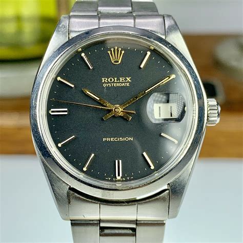 rolex oysterdate precision 6694 gilt tropical|rolex oysterdate precision 6694 price.